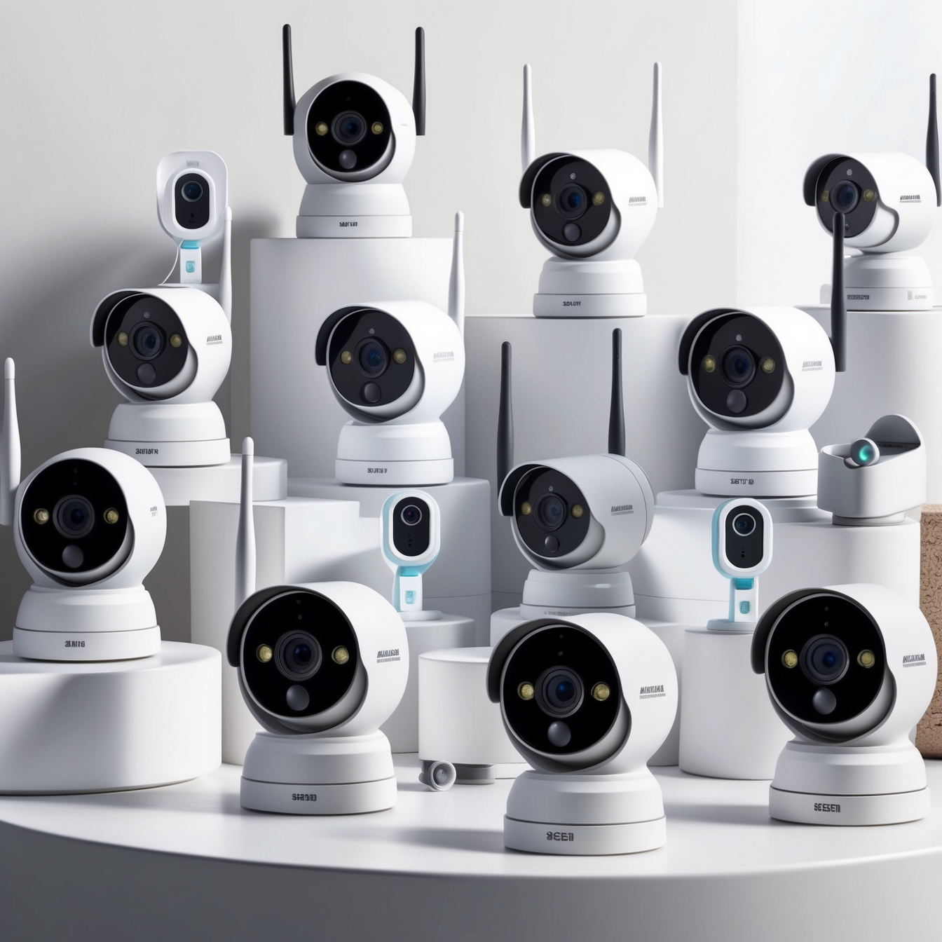 A képen a legjobb kültéri kamerák válogatása található