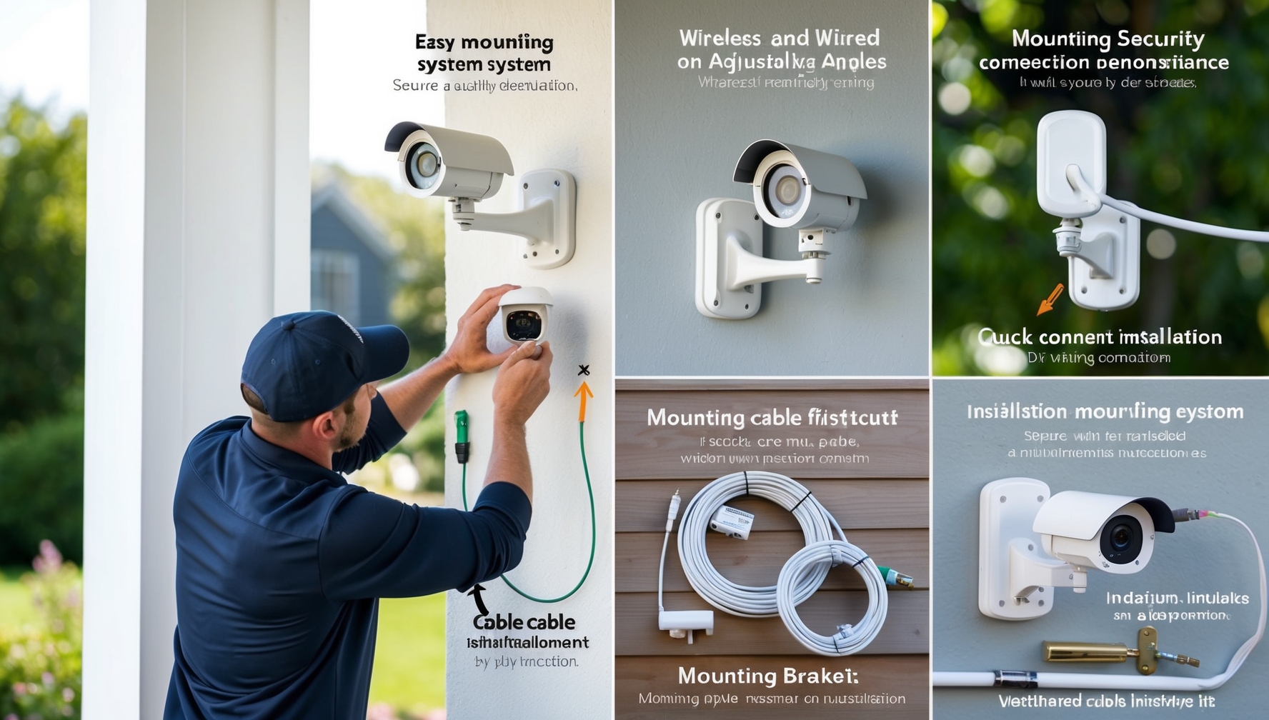 Kültéri kamera telepíthetőség teszt - szerelés és beállítási folyamat